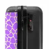 Giraffeprint in lavendel NBS - Handbagage koffer - Volwassenen Unisex middel -slot