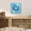 Smiley - Blauw - Bliksem plexiglas 5mm klein -sfeer4