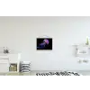 Kwal - Doorzichtig - Roze - Tentakels textielposter latten blank klein -kinderkamer