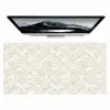 Abstract - Ruit - Beige Muismat XXL klein 681 -zzz3d