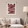 Wine - Red - Decoratie - Japandi Wandkleed katoen klein -sfeer4