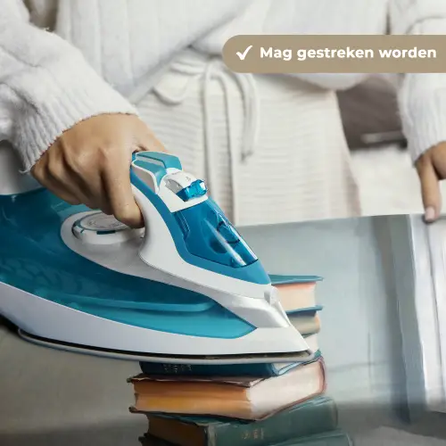 Stapel - Boeken - Groen - Daglicht Wandkleed katoen klein -sfeer9