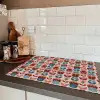Vintage - Motief - Kleurrijk Inductie beschermer vinyl 3mm klein 276 -sfeer3