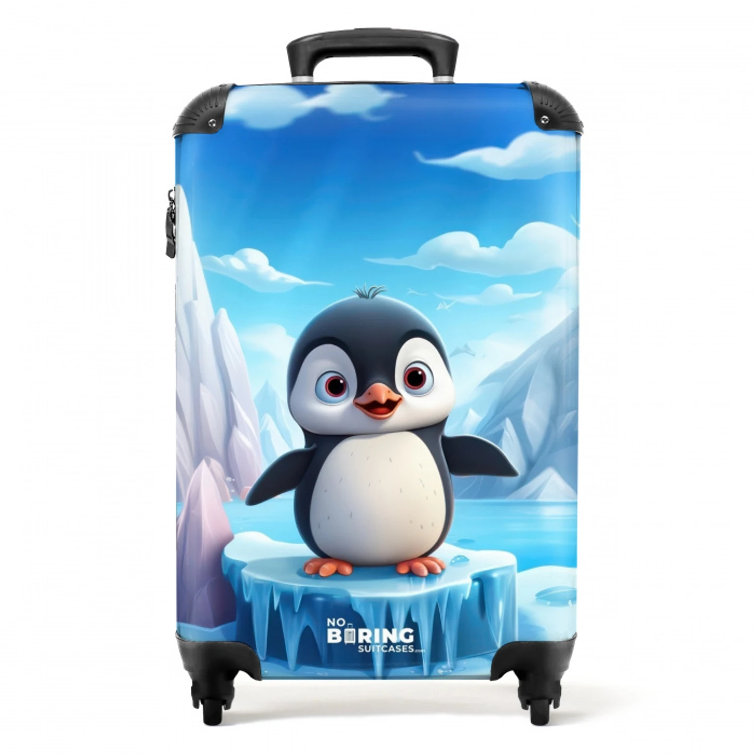 Pietertje pinguïn NBS - Handbagage koffer - Unisex middel -productfoto_recht