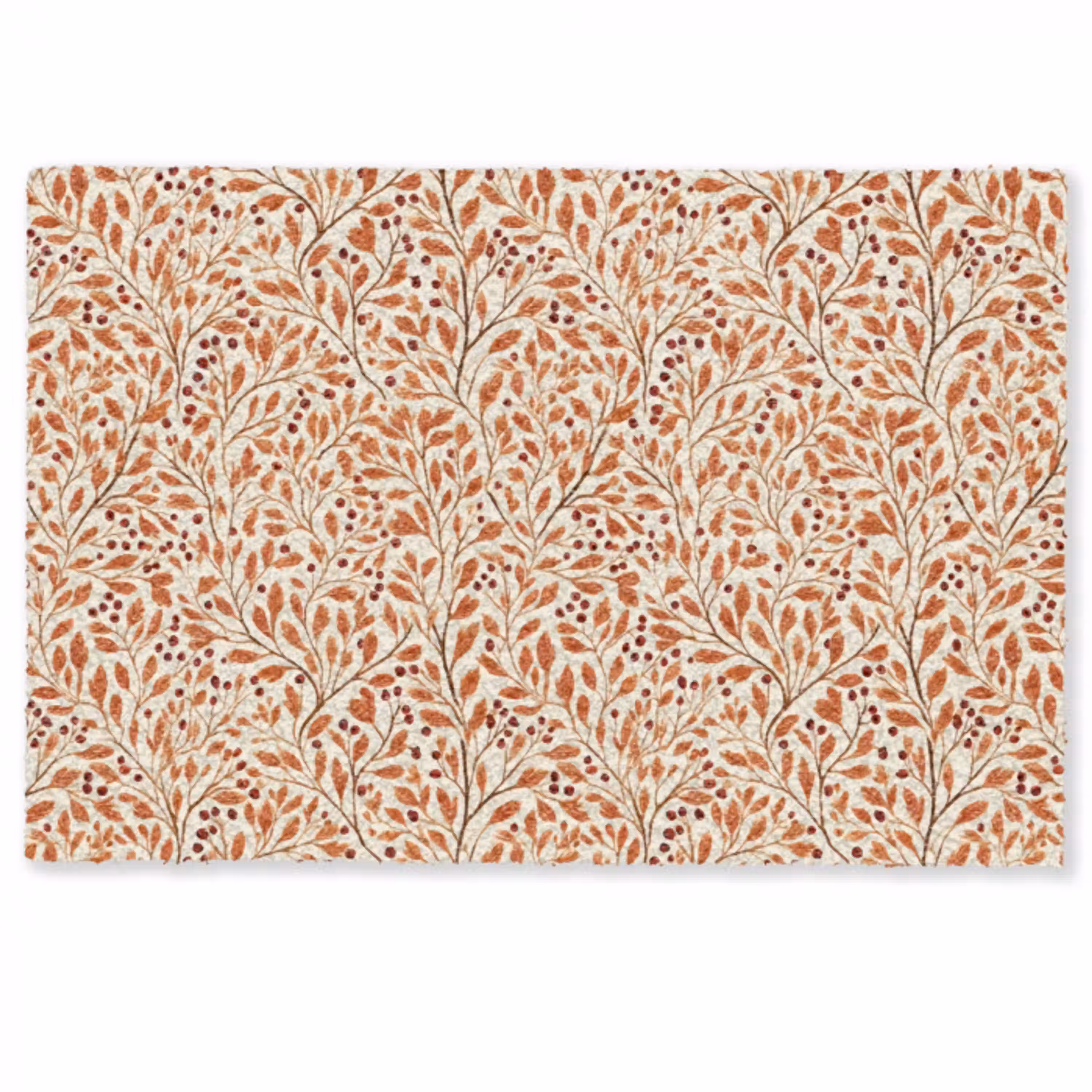 Bladeren - Botanisch  - Terracotta Deurmat klein 898 -zkaufland3d