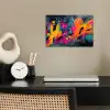 Abstract - Graffiti - Kleurrijk - Verfspatten poster papier klein -sfeer1