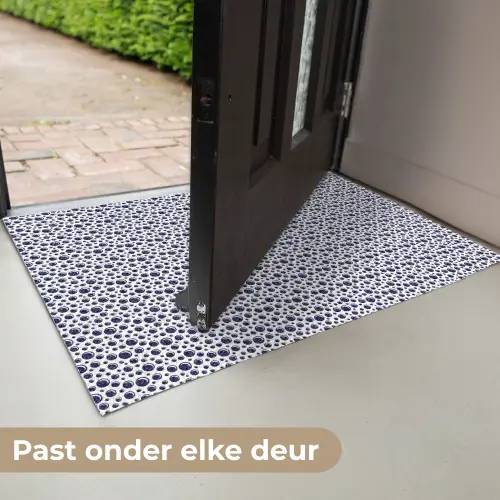 Oceaan - Bubbel - Blauw - Wit Deurmat klein 898 -USP_NL