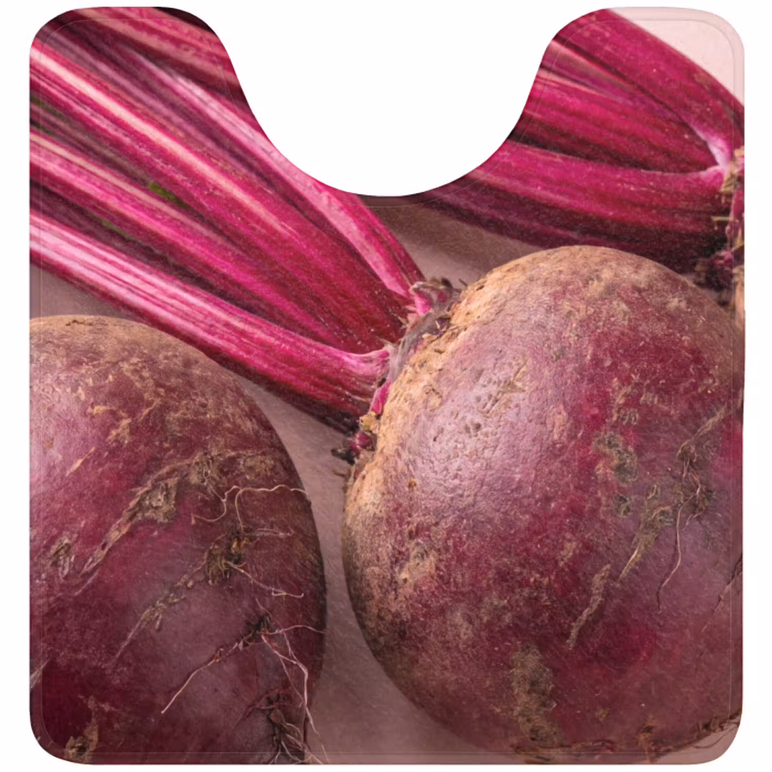 Groente - Rood - Vers WCmat U-uitsnede middel -3d