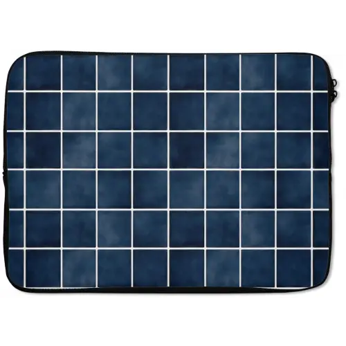 Tegel - Modern - Blauw laptophoes neopreen klein 279 -zkaufland3dotto