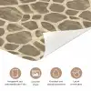 Giraf - Patroon - Beige - Bruin deurposter klein 289 -tcloseup_DE