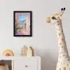 Roze - Buiten - Verf fotolijst zwart zonder passe partout klein -usfeer4_kinderkamer