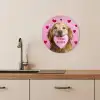 Hond - Kiss- Valentijn - Hartjes KitchenYeah - Keuken - Wandcirkel Forex klein -sfeer3