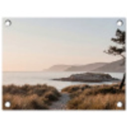 Landschap - Kust - Duinen tuinposter los doek klein -3d