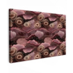 Koraal - Organisch - Roze Tuinposter op houten frame 2 cm dik klein 845 -3d