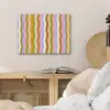 lijnen - Golven - Pastelkleuren - Patroon PET vilt klein -sfeer3