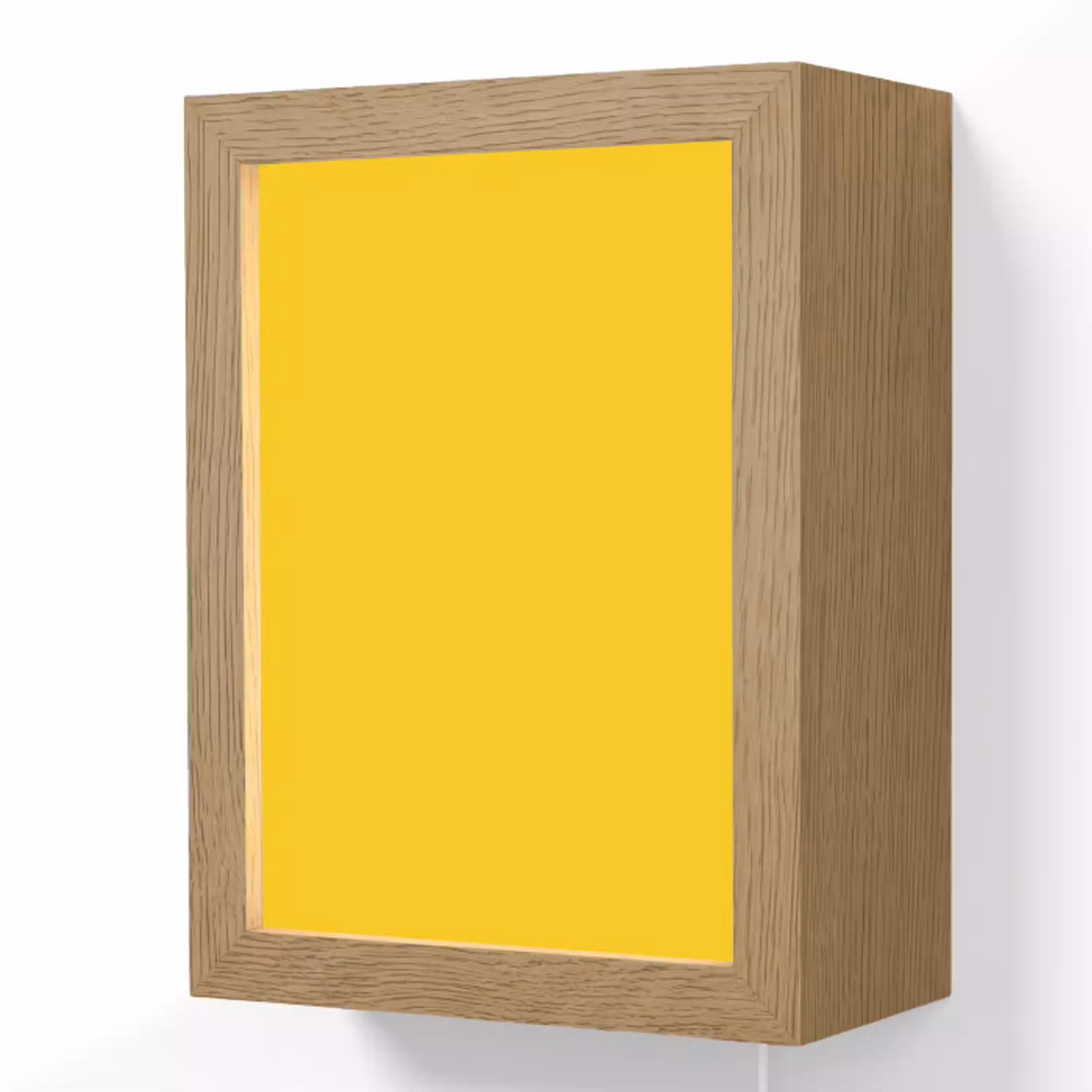 Antique - Gold - Geel Light Box met kabel (Wandlamp) klein 929 -3d