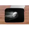 Honkbal - Wit - Vliegt laptophoes neopreen klein -tafel