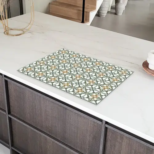 Floraal - Verweerd - Keurrijk Inductie beschermer vinyl 3mm klein 276 -sfeer8