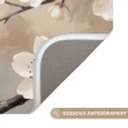 Bloesem - Takken - Schilderij - Beige - Serene Badmat klein -USP_AntislipFR