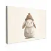Konijn - Muts - Oren - Beige canvas 2cm klein -z3d