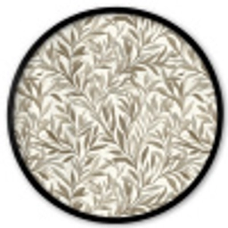 Takken - Botanisch - Taupe Fotolijst rond zonder passe partout klein 856 -3d