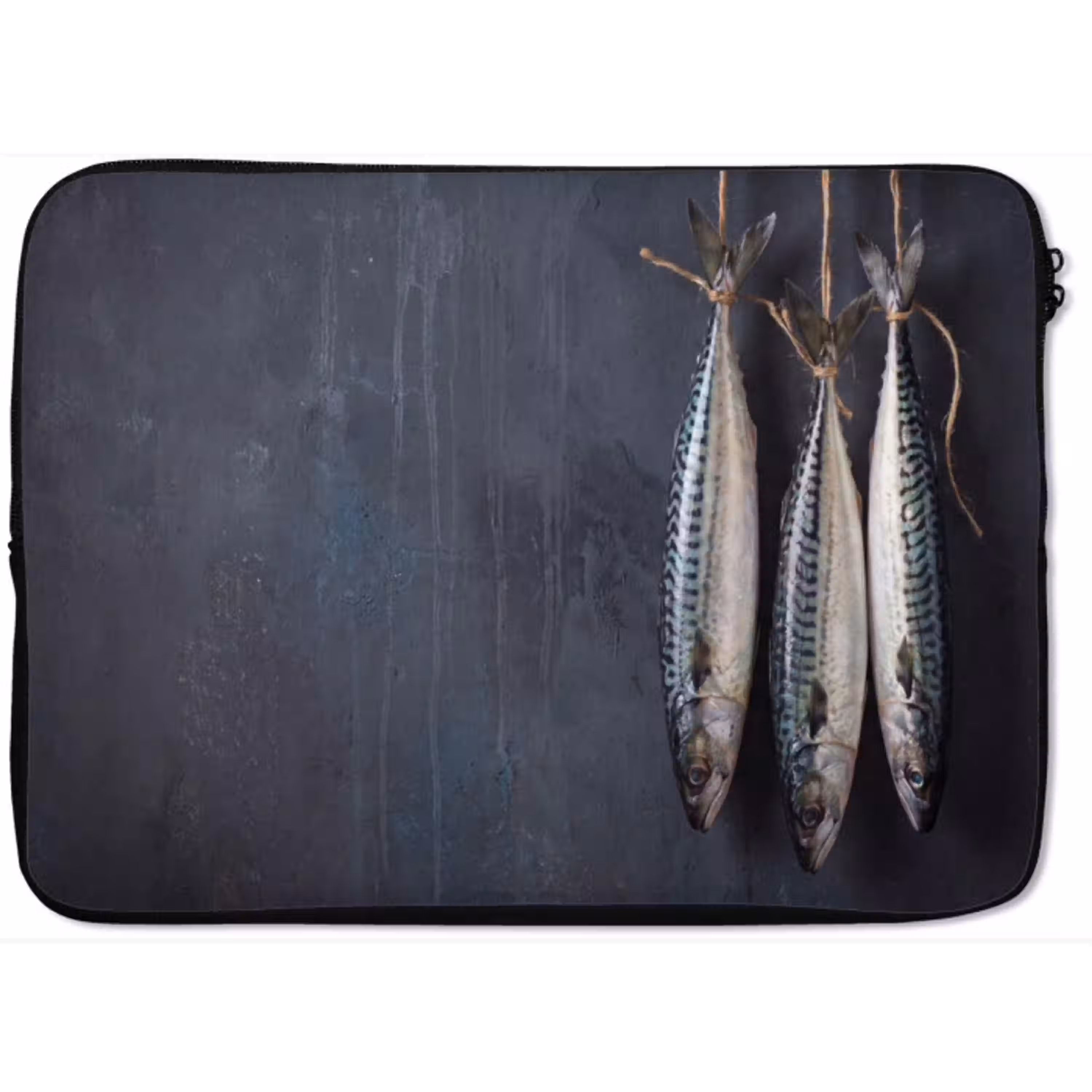 Drie vissen - Touw laptophoes neopreen klein -zkaufland3dotto