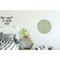 Botanisch - Takken - Groen Wandcirkel aluminium klein 190 -kinderkamer
