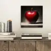 Apple - Hart - Rood aluminium wit klein -sfeer1