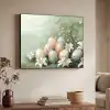 Paaseieren - Pasteltinten - Bloemen Textielframe - compleet frame klein -sfeer3