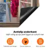 Doorkijk - Santorini - Landschap - Blauw - Grieks Inductie beschermer vinyl 3mm klein -zzzzzzz-td-onderkant