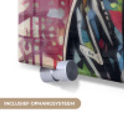 Televisie - Graffiti - Mens - Kleuren plexiglas 5mm klein -zzsysteem_NL