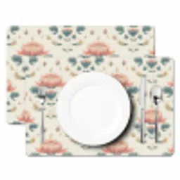 Lotus - Bloemen - Roze Placemat vinyl groot 368 -zzsfeer2_Kitchenyeah-website