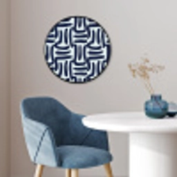 Abstract - Modern - Blauw Fotolijst rond zonder passe partout klein 856 -sfeer2