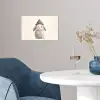 Konijn - Muts - Oren - Beige poster papier klein -sfeer3