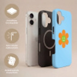Bloem - Smiley - Kleurrijk Toughcase MagSafe Apple iPhone 17 klein -USP_Lagen_DE