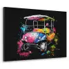 Graffiti - Sport - Golf - Golfkar Textielframe zwart klein -3d