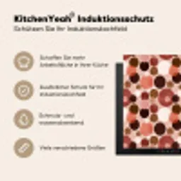 Cirkels - Modern - Kleurrijk Inductie beschermer vinyl 3mm middel 274 -tsfeer2_DE