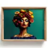 Vrouw - Hoodtooi - Tropisch - Fruit - Druiven Dienblad Rechthoek middel -z3d_shopping