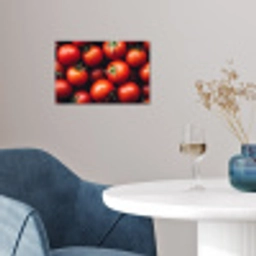Groente - Rood - Tomaten poster papier klein -sfeer3