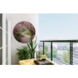 Kersenbloesem - Natuur - Sakura - Pad - Japanse tuin Wandcirkel tuinposter met ringen klein -buiten1