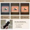 Panda - Slaap - Oranje Light Box met batterij (Wandlamp kind) middel -USP_lichtkleurNL