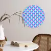Patroon - Regenboogwaaier - Neon Wandcirkel plexiglas klein 852 -sfeer4