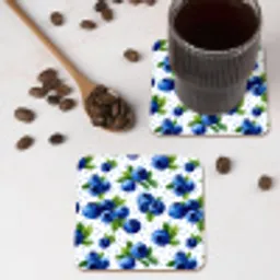 Bessen - Patroon - Blauw onderzetter kurk middel 366 -sfeer2