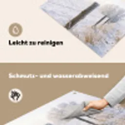 Hek - Sneeuw - Mist - Platteland - Nostalgisch Inductie beschemer met haakjes klein -ky-schoon-de