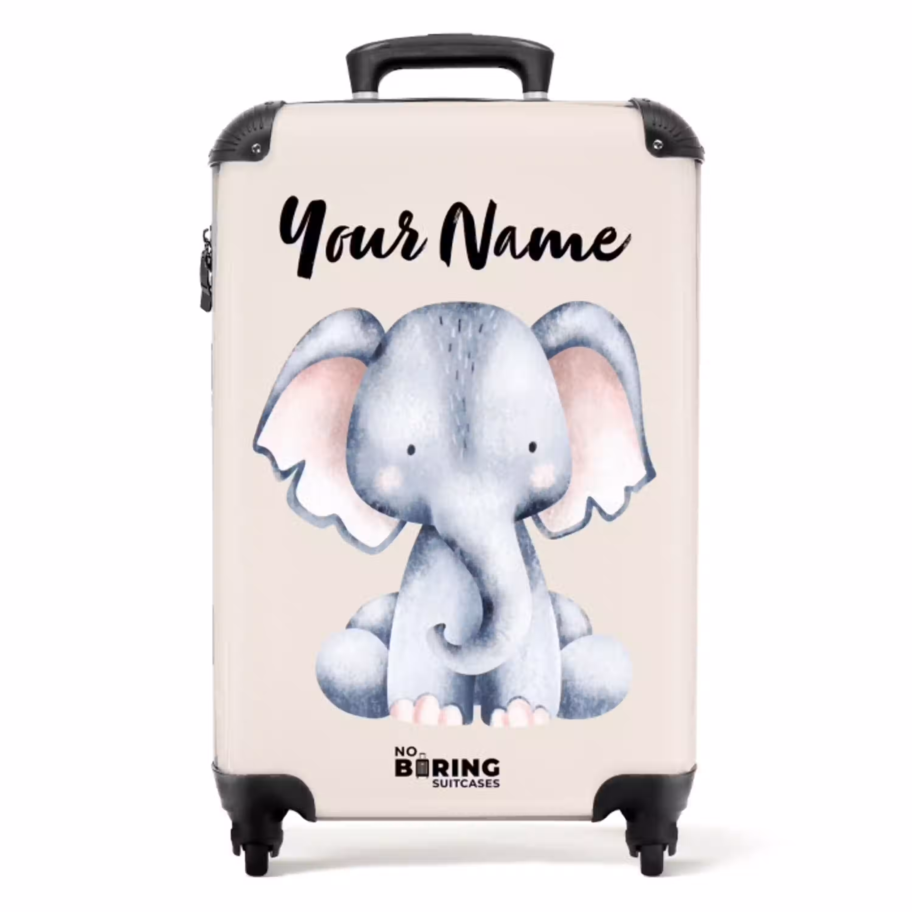 Oane Olifant NBS - Handbagage koffer - Kinderen Unisex middel -productfoto_recht