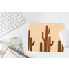 Cactus - Woestijn - Zand - Bruin muismat rubber klein -witbureau