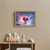 Buitenaards wezen - Rood - Planeten Light Box met batterij (Wandlamp kind) middel -sfeer2_kind