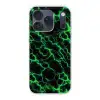 Gaming - Bliksemflitsen - Groen - Energie Telefoonhoesje iPhone 17 Pro klein -3d