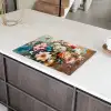 Bloeiende Verfkwasttuin Inductie beschermer vinyl 3mm klein -sfeer8