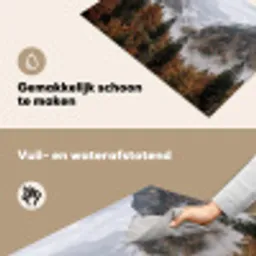 Bergen - Vallei - Mist - Herfst - Natuur Inductie beschemer met haakjes klein -ky-schoon-nl